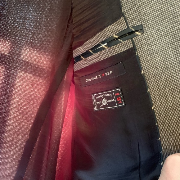 John Varvatos Tailored Suit 40 Long - Picture 2 of 3